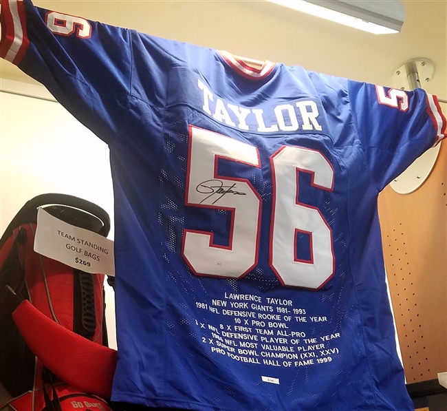 Lawrence Taylor Signed Replica Jersey
