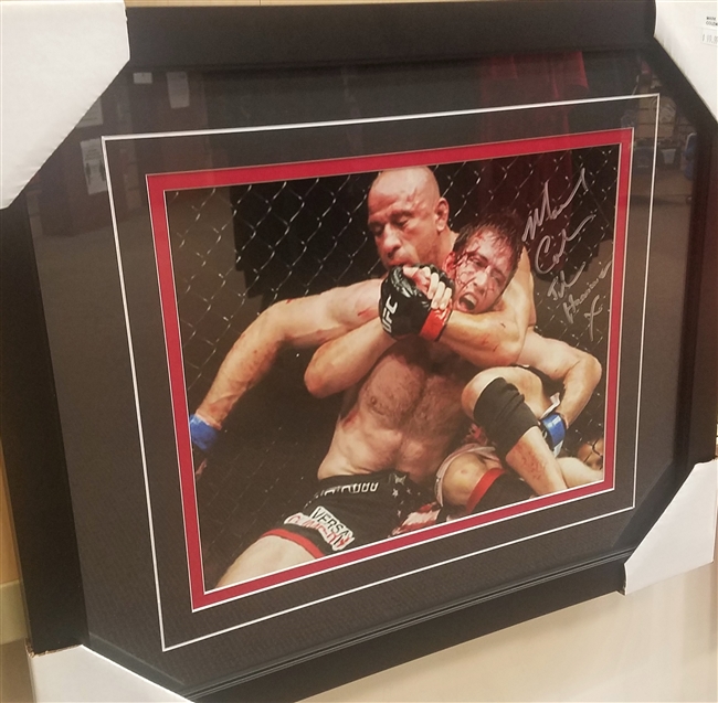 Mark Coleman Signed 11 x 14 Framed