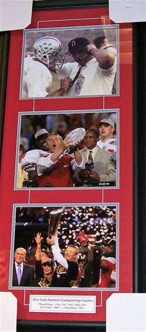 National Champions Coaches Collage Framed
