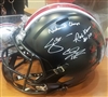 National Championship Quarterbacks - Rex Kern, Craig Krenzel, and Cardale JonesSigned Full Size Replica Alt Helmet