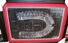 Ohio Stadium Blueprint 16 x 20 Framed