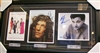Robin Quivers, Howard Stern, Artie Lange Signed 8x10 Collage Framed