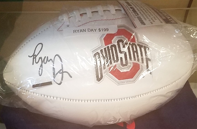 Ryan Day Signed Full Size Football