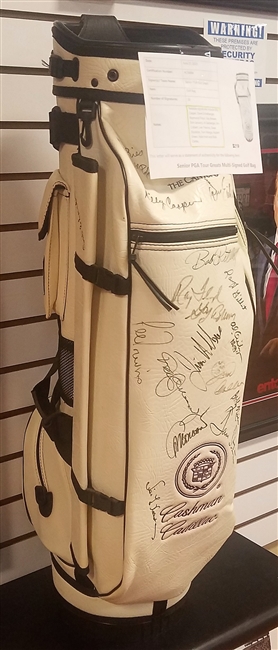 Senior PGA Tour Greats Multi-Signed Standing Golf Bag