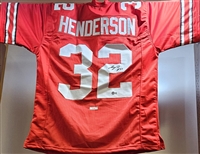 TreVeyon Henderson Signed Replica Jersey