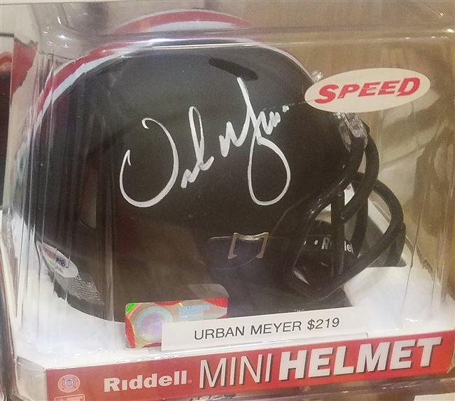Urban Meyer Signed Mini Helmet