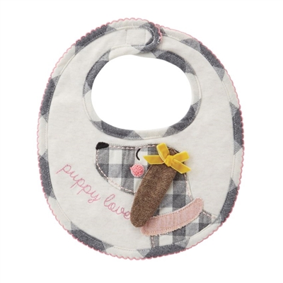 Mud Pie Puppy Love Bib