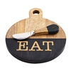 Mud Pie eat black mini board set