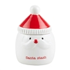 Mud Pie Christmas character small Santa treat jar