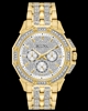 men's Bulova crystal gold tone octava watch