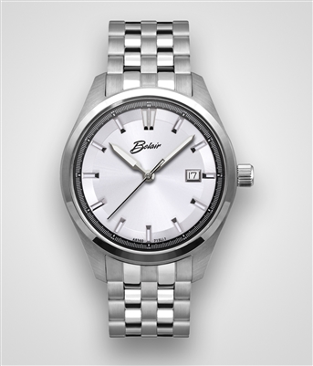 Men's silver dial Belair watch