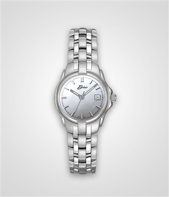 Ladies mother of pearl dial silver stainless steel Belair watch