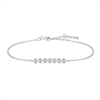 Ania Haie sterling silver bezel set cubic zirconia bracelet