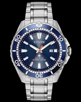 men's citizen blue dial promaster dive watch