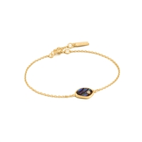 Ania Haie turning tides gold abalone & cz bracelet