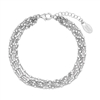 frederic duclos sterling silver 5 strand cube bracelet