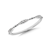 10k white gold diamond stackable ring