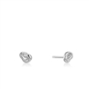 Ania Haie sterling silver forget me knot silver knot stud earrings