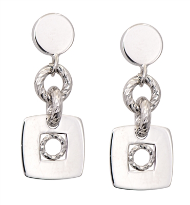 Frederic Duclos sterling silver elsie earrings