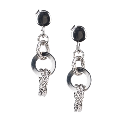 Frederic Duclos sterling silver kalena earrings