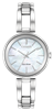 ladies Citizen eco drive silver mother of pearl axiom watch