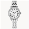 ladies citizen eco drive coin edge silver dial watch