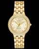 Ladies Citizen gold silhouette crystal eco-drive watch