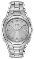 men's citizen paradigm date stainless steel watch BM6010-55A