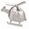 pewter helicopter baby bank