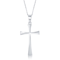 sterling silver cross necklace