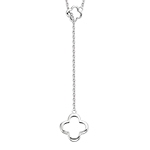 sterling silver lariat necklace