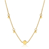 Ania Haie geometry class gold drop discs necklace