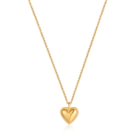 Anai Haie ropes & dreams gold rope heart necklace