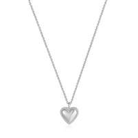 Ania Haie ropes & dreams sterling silver heart necklace
