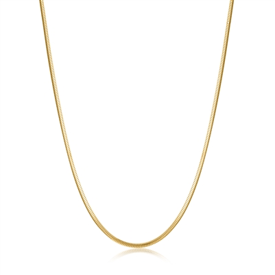 ania haie smooth operator gold snake chain necklace