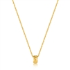Ania Haie smooth operator gold smooth twist pendant necklace