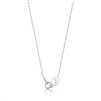 Ania haie pearl power pearl link chain silver necklace