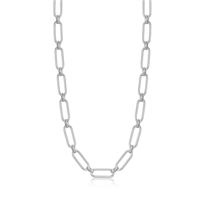 Ania Haie link up silver cable connect chunky chain necklace