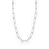 Ania Haie link up silver paperclip chunky chain necklace