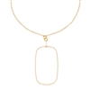 Frederic Duclos sterling silver & gold plated Penelope necklace