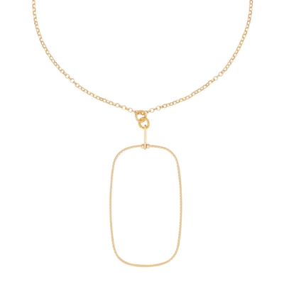 Frederic Duclos sterling silver & gold plated Penelope necklace