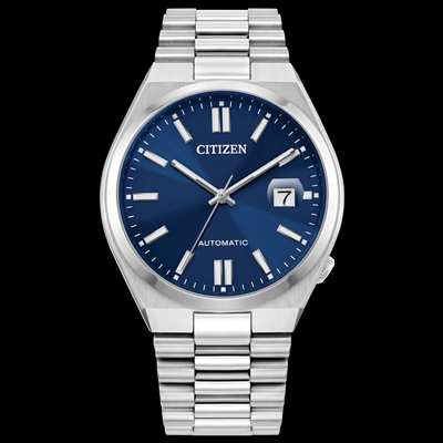 Men's Citizen Automatic Tsuyosa blue dial stainless steel watch