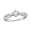 14k white gold true brilliance diamond engagement ring