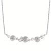 sterling silver & diamond necklace