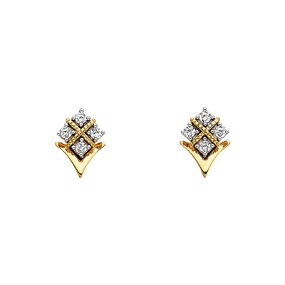 14k yellow gold sweet temptations earrings