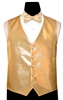Gold Foil Vest & Bow