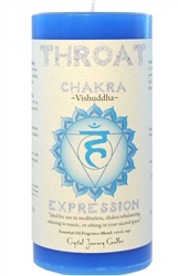 <!030>Chakra - Throat 3x6 Pillar