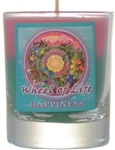 Filled Votive Holders Mandala - Happiness