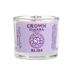 <!011>Chakra - Soy Filled Votive Holder - Crown