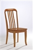 Solid Wood Chair with wood seat light oak finish